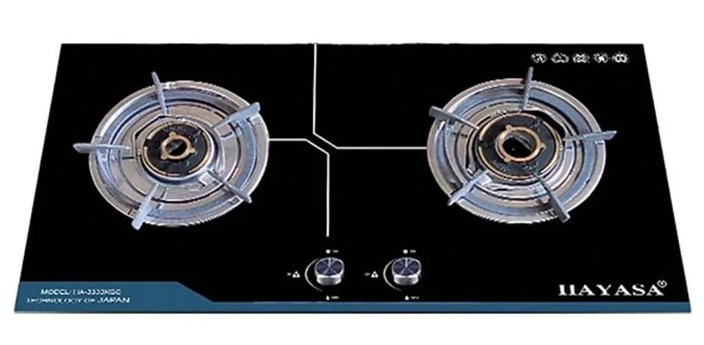 Bếp gas đôi âm kính HA-3333KGCL
