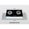 Bếp gas đôi âm kính HA-3333KGCL