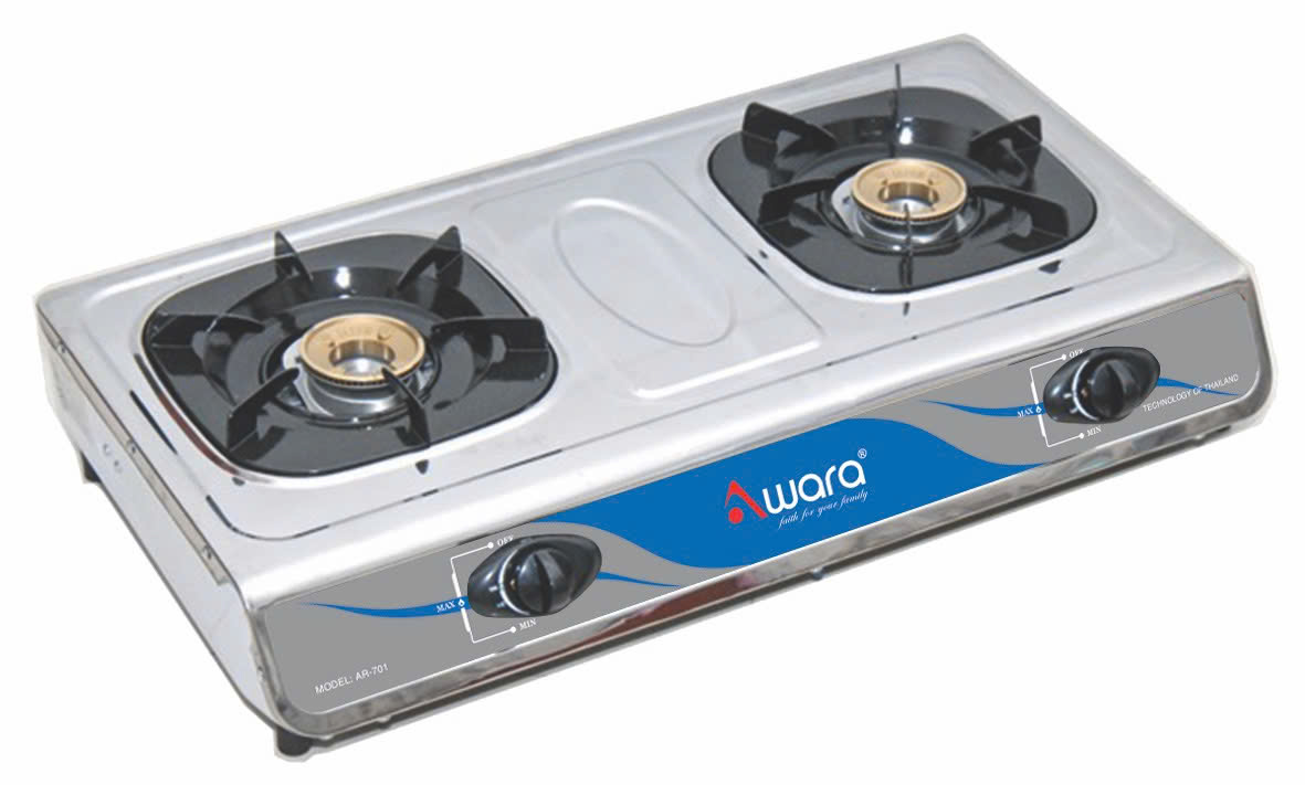Bếp gas đôi Inox AR-701